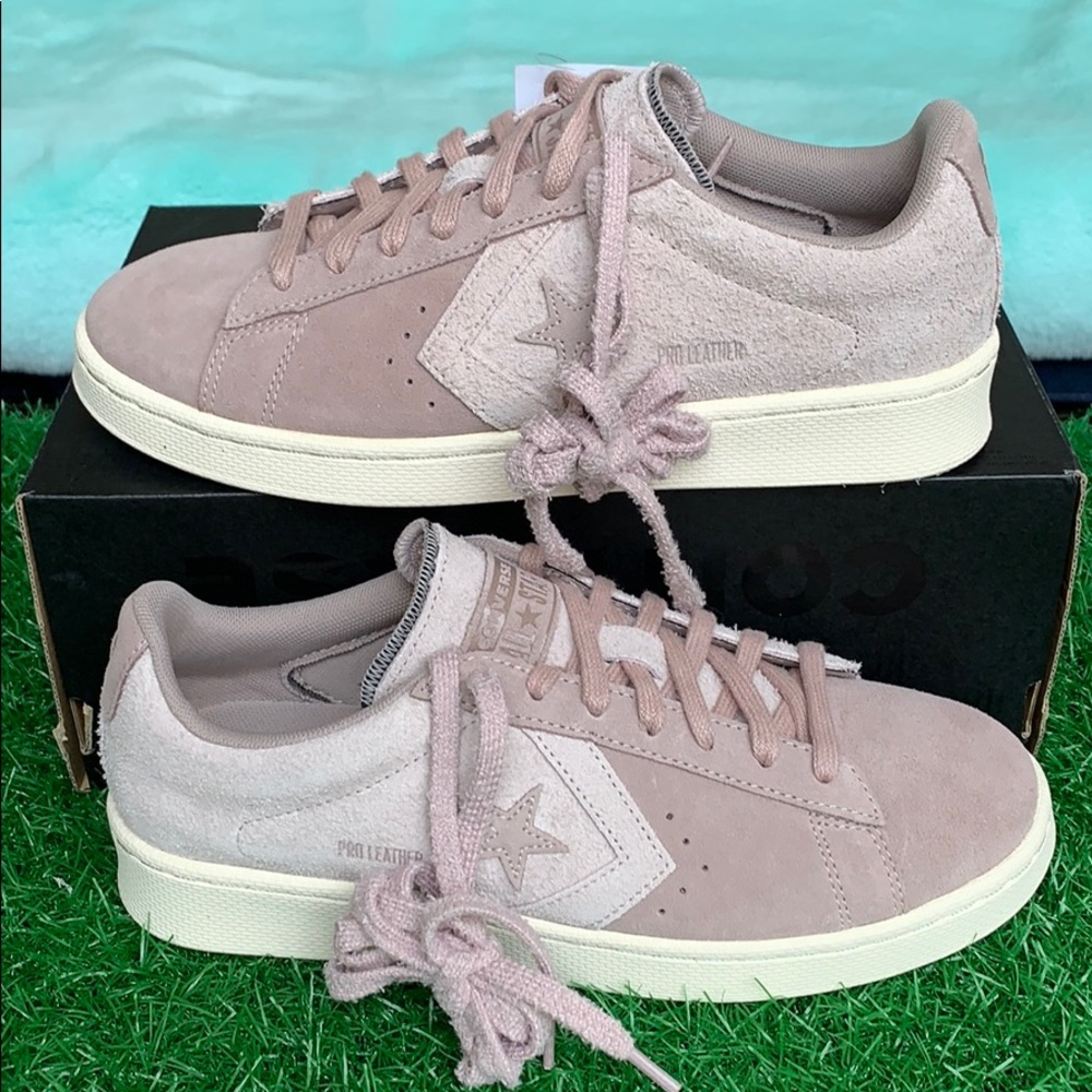 CONVERSE PRO LEATHER OX SHADOW GREY/GUM DARK HON M - Picture 5 of 16
